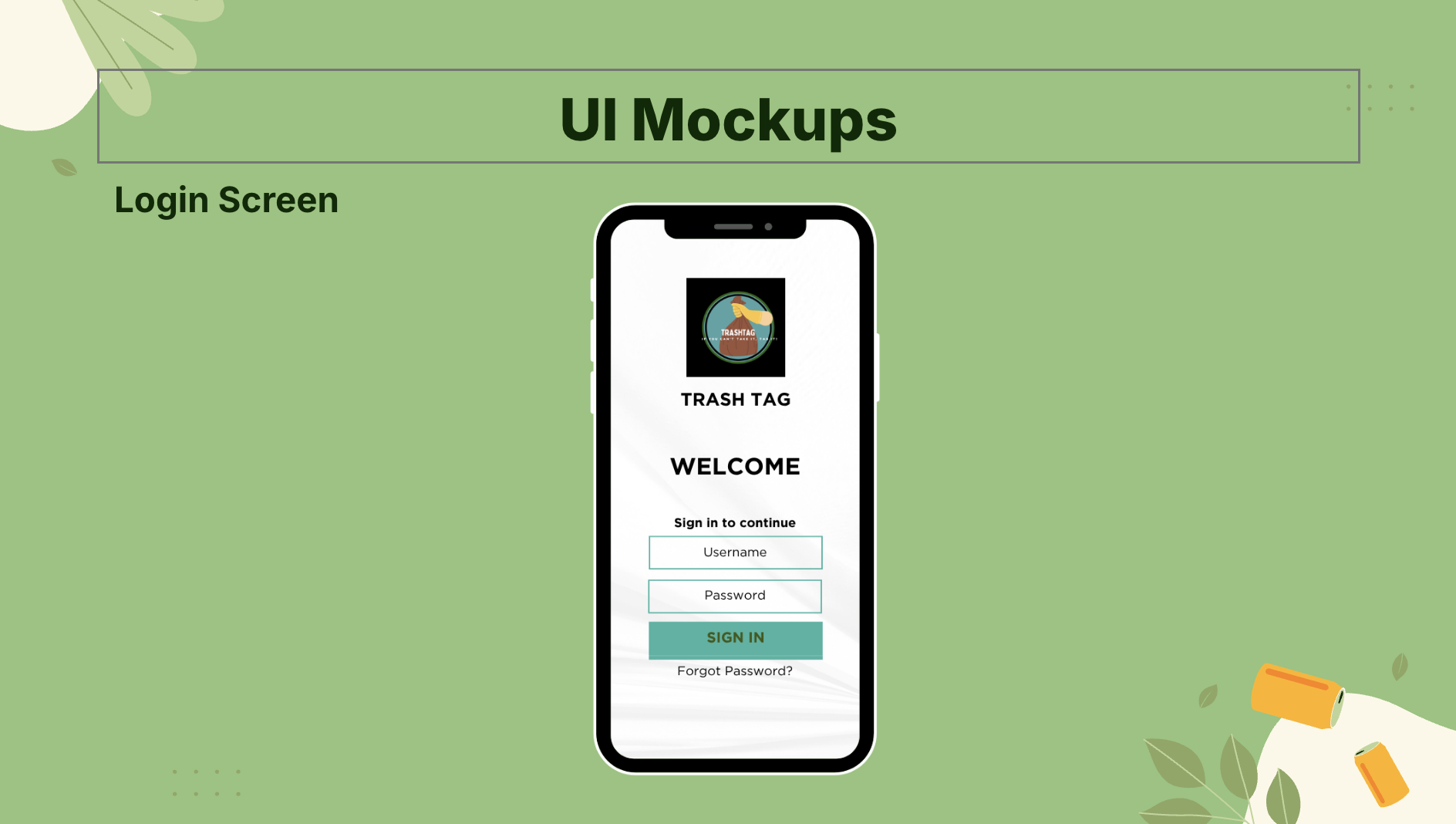 UI Mockup 1